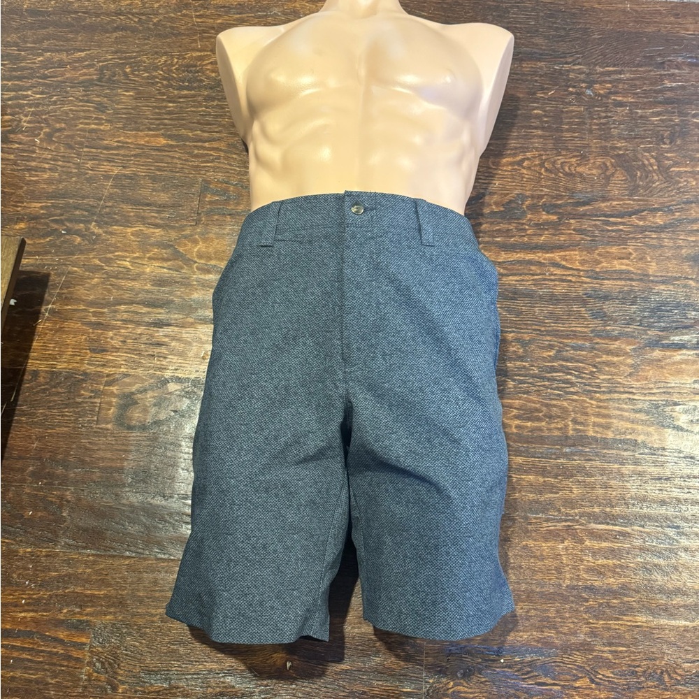 Away Men's Heathered Blue Flat Front Shorts